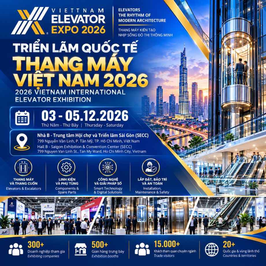 Vietnam Elevator Expo 2026 | Triển lãm Thang máy tại SECC